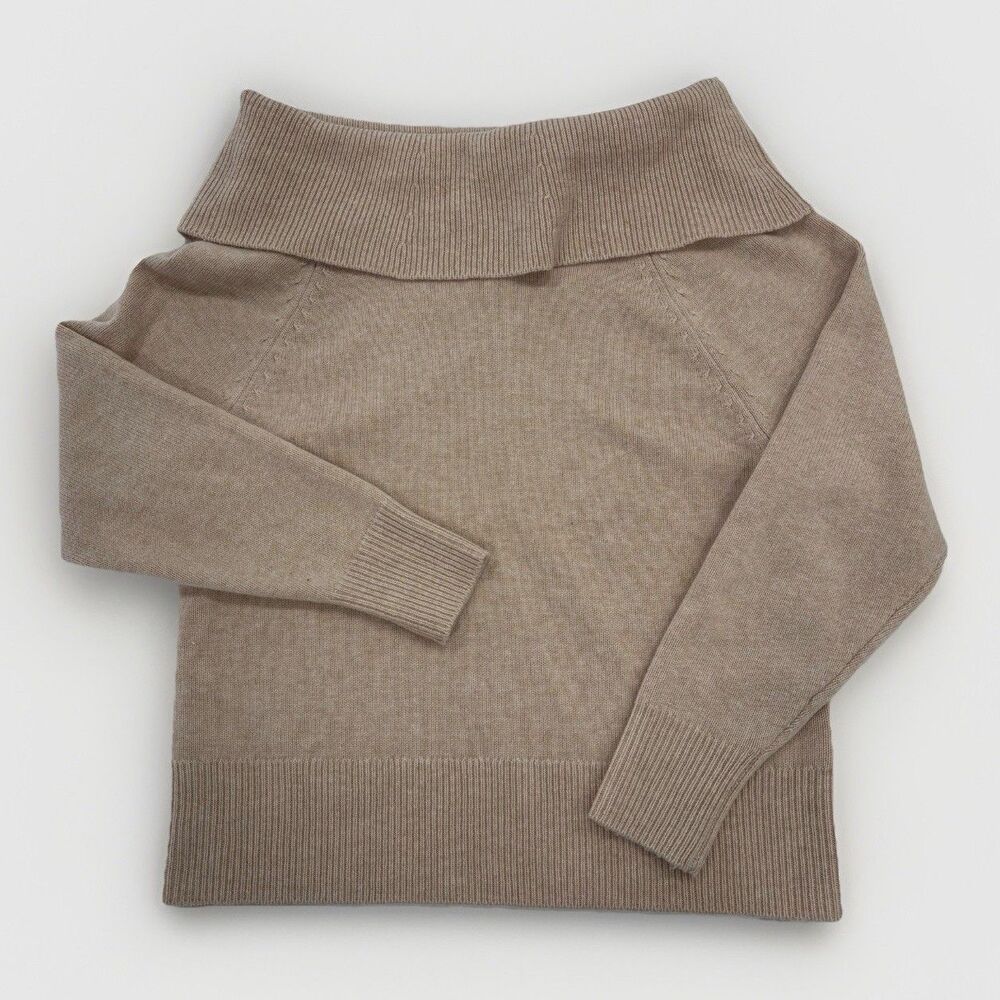 Paige Sweater Womens Size Small Izabella Off the Shoulder Soft Wool Blend